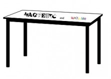 Magnetic Table Top On Steel Frame
